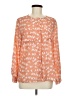Elementz 100% Polyester Orange Long Sleeve Blouse Size M - photo 1