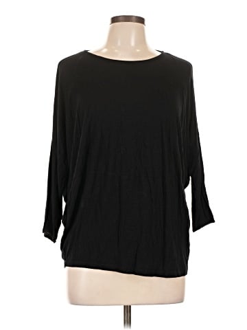 Zara W&B Collection 3/4 Sleeve T-Shirt (view 1)