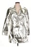 MICHAEL Michael Kors Metallic Silver Raincoat Size XL - photo 1