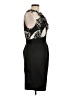 Max and Cleo Graphic Black Cocktail Dress Size 12 - photo 4