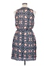 Collective Concepts 100% Polyester Print Blue Casual Dress Size XL - photo 2