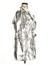 MICHAEL Michael Kors Metallic Silver Raincoat Size XL - photo 4