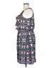 Collective Concepts 100% Polyester Print Blue Casual Dress Size XL - photo 5