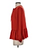 Ann Taylor LOFT 100% Rayon Red Long Sleeve Blouse Size S - photo 5