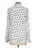 Freebird Animal Print Ivory Long Sleeve Blouse Size L - photo 2