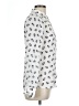 Freebird Animal Print Ivory Long Sleeve Blouse Size L - photo 4