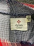 Dylan 100% Cotton Plaid Red 3/4 Sleeve Blouse Size M - photo 7