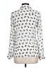 Freebird Animal Print Ivory Long Sleeve Blouse Size L - photo 2