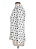 Freebird Animal Print Ivory Long Sleeve Blouse Size L - photo 5