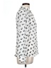 Freebird Animal Print Ivory Long Sleeve Blouse Size L - photo 4