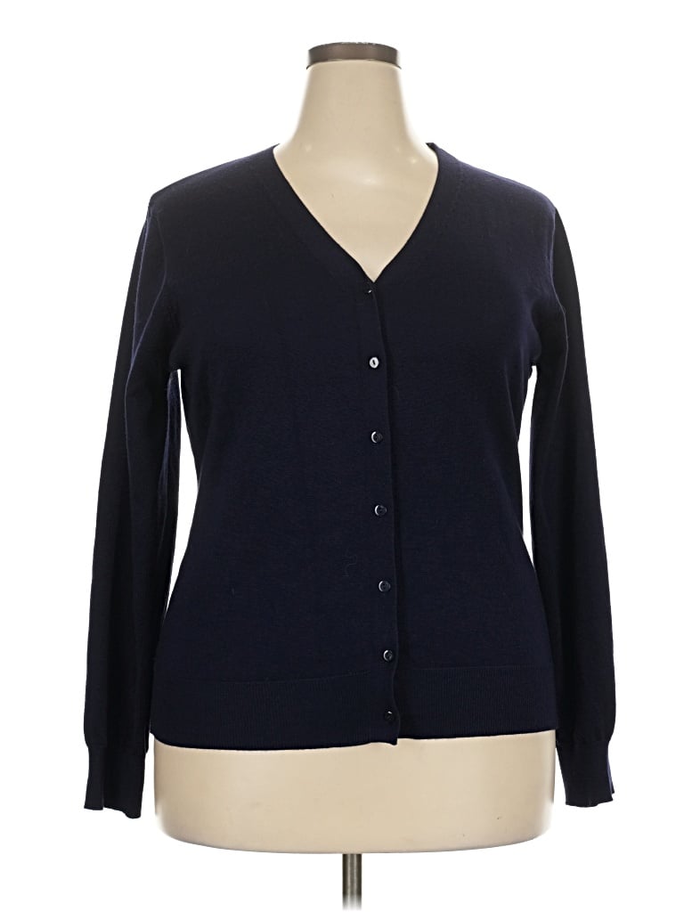 Pre-owned Grace Karin Cardigan Sweater In Blue