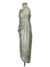 Ever New Metallic Silver Cocktail Dress Size 4 - photo 5