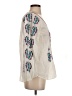 Figue 100% Cotton Ivory 3/4 Sleeve Blouse Size S - photo 4
