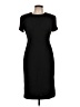 Andrew Marc Solid Black Casual Dress Size 10 - photo 1