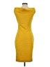 Escada Solid Yellow Cocktail Dress Size EU 34 / US 4 - photo 2