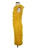 Escada Solid Yellow Cocktail Dress Size EU 34 / US 4 - photo 5