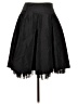 August Silk 100% Polyester Black Formal Skirt Size 10 - photo 2