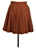 Shein 100% Polyester Solid Brown Casual Skirt Size M - photo 2