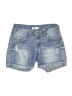 No Boundaries Blue Denim Shorts Size 7 - photo 1