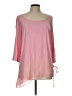 St. John 100% Viscose Pink 3/4 Sleeve Top Size L - photo 1
