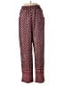 Elan 100% Polyester Print Red Casual Pants Size S - photo 1