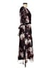 DKNY 100% Polyester Floral Black Cocktail Dress Size 8 - photo 4