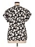 Joie Print Black Short Sleeve Blouse Size XL - photo 2