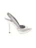 M by Michael Antonio Stars Solid Silver Heels Size 6 - photo 1