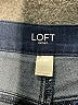 Ann Taylor LOFT Outlet Chevron-herringbone Blue Jeans Size 16 - photo 7