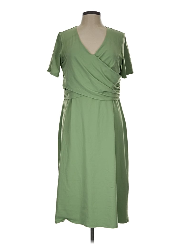 Pre-owned Unbranded Casual Dress In Green