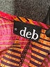 Deb 100% Polyester Print Orange Casual Dress Size L - photo 7