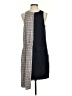 Tibi Plaid Gray Casual Dress Size 4 - photo 1