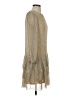 Express Metallic Tan Cocktail Dress Size S - photo 4