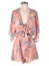 Buddy Love 100% Polyester Paisley Pink Orange Romper Size M - photo 1