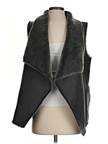 Velvet Faux Fur Vest (view 1)
