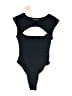 Shein Solid Black One Piece Swimsuit Size 2 - photo 1