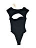 Shein Solid Black One Piece Swimsuit Size 2 - photo 2