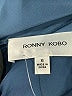 Ronny Kobo 100% Polyester Solid Blue Cocktail Dress Size M - photo 7