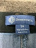 Democracy Solid Blue Jeans Size 14 - photo 7
