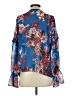 Elie Tahari 100% Polyester Blue 3/4 Sleeve Blouse Size S - photo 2