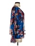 Elie Tahari 100% Polyester Blue 3/4 Sleeve Blouse Size S - photo 4