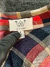 Six Crisp Days 100% Rayon Plaid Red Long Sleeve Button-Down Shirt Size L - photo 7