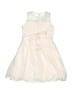 Rare Editions 100% Polyester Ivory Dress Size 10 - photo 2