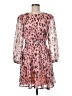 Milly Animal Print Pink Cocktail Dress Size 6 - photo 1