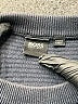 BOSS by HUGO BOSS 100% Cotton Black Blue Pullover Sweater Size L - photo 7