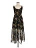 Few Moda 100% Polyester Floral Black Cocktail Dress Size M - photo 1