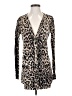 Ellison 100% Cotton Animal Print Tan Cardigan Size S - photo 1