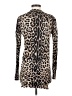 Ellison 100% Cotton Animal Print Tan Cardigan Size S - photo 2