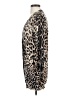 Ellison 100% Cotton Animal Print Tan Cardigan Size S - photo 5