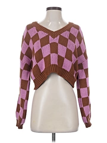 Blue Blush Pullover Sweater (view 1)